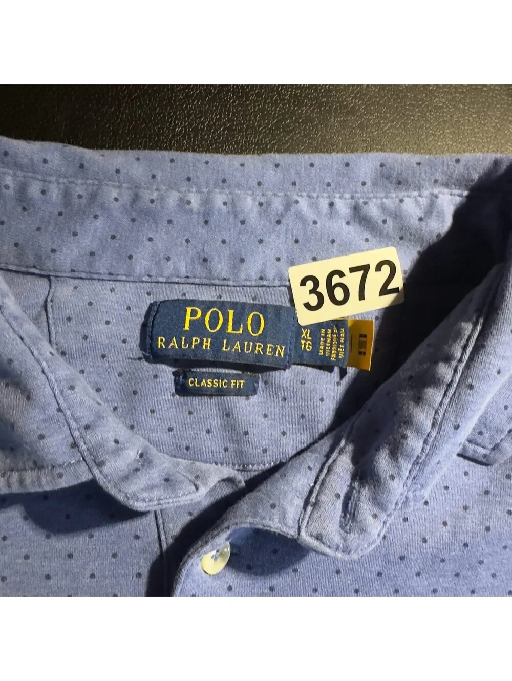 Polo Ralph Lauren Classic Fit Polo Mens XL Blue